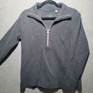 Tommy Bahama Pull-Over 1/2 Zip Grey Sweater Women's Size S/P